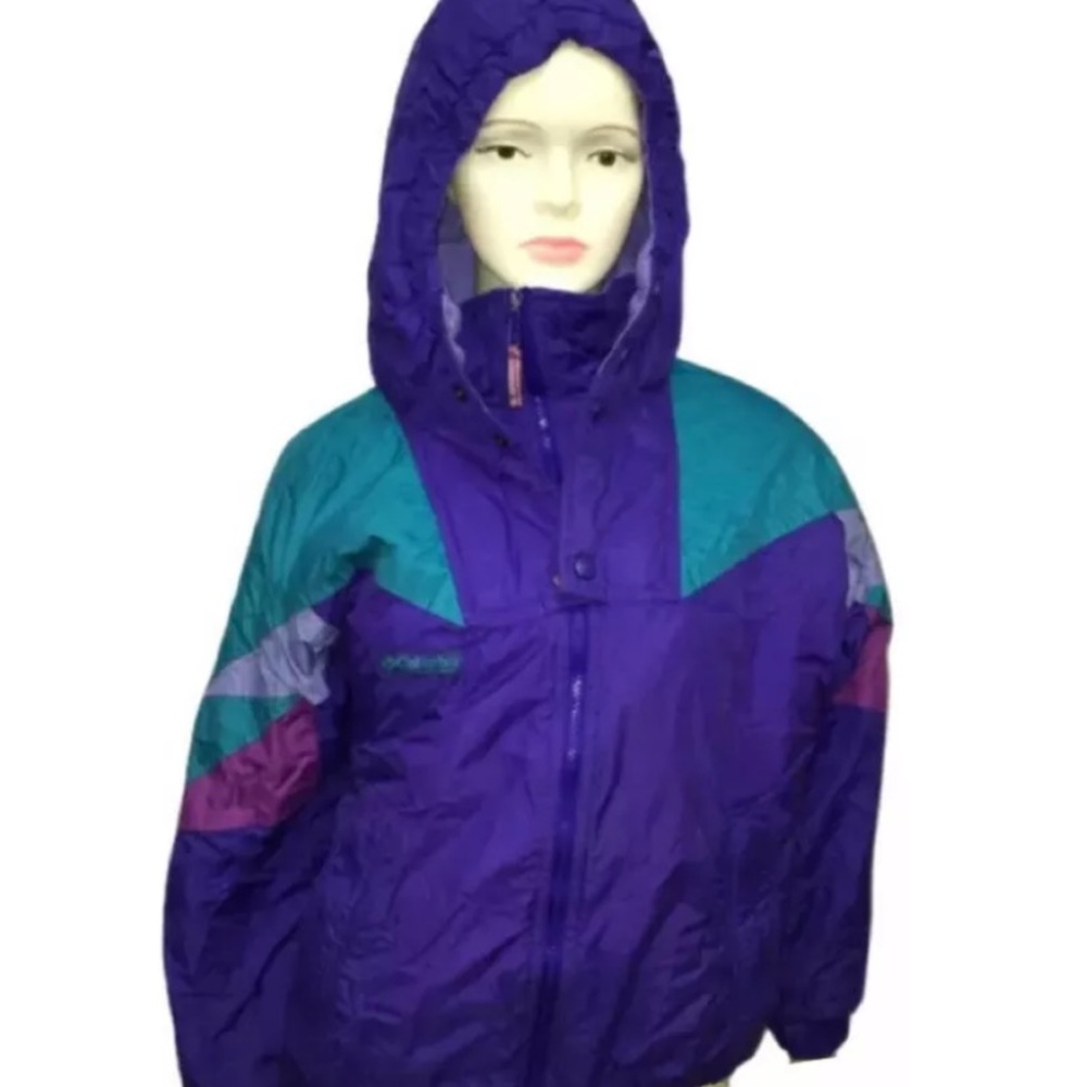 Vintage Columbia Kids Winter Coat Sz 14/16 Large